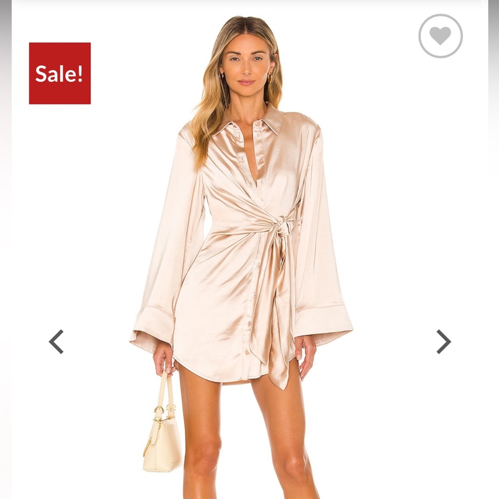 Song of style Marta dress size small in champagne